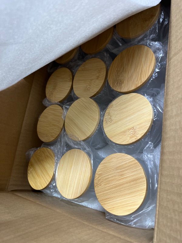 Photo 1 of 12 Pack Glass Candle Jars for 