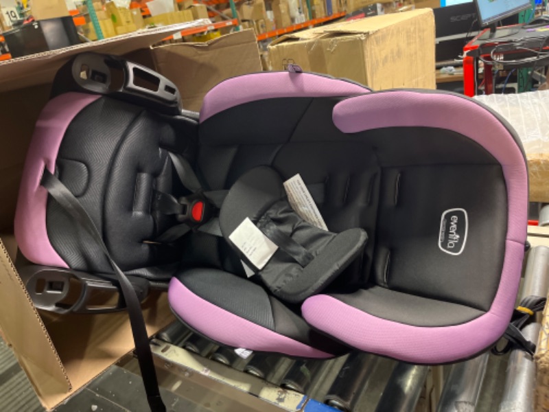 Photo 2 of Evenflo Maestro Sport Convertible Booster Car Seat, Forward Facing, High Back, 5-Point Harness, For Kids 2 to 8 Years Old, Whitney Pink