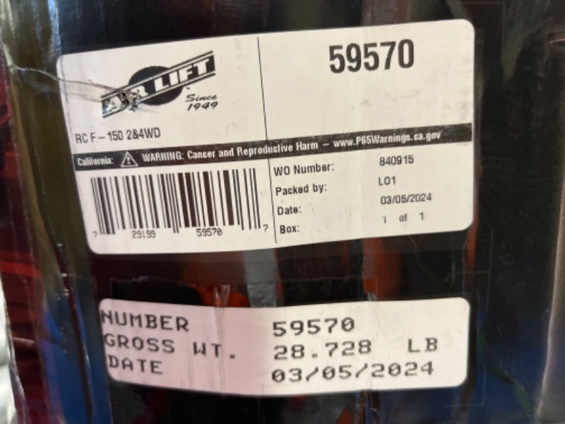 Photo 1 of Air Lift Ridecontrol Air Spring Kit
