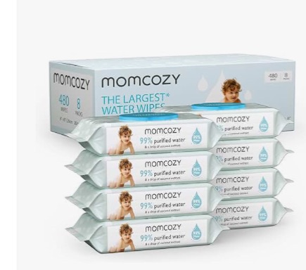 Photo 1 of 
Baby Wipes, Momcozy Water 