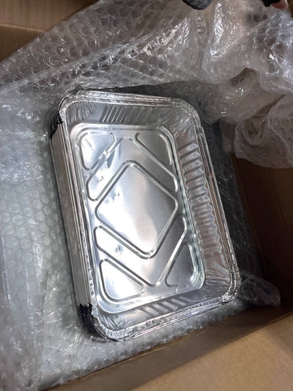 Photo 3 of Hisencn 80580 Catch Pan Holder for Weber Q200 and Q300 Series Gas Grill, Drip Tray for Weber Q200 Q300 Q220 Q240 Q2000 Q2200 Q320 Collection Pan with 15 Pack Aluminum Foil Liner Replace Part for 41877 silver-for weber 67049