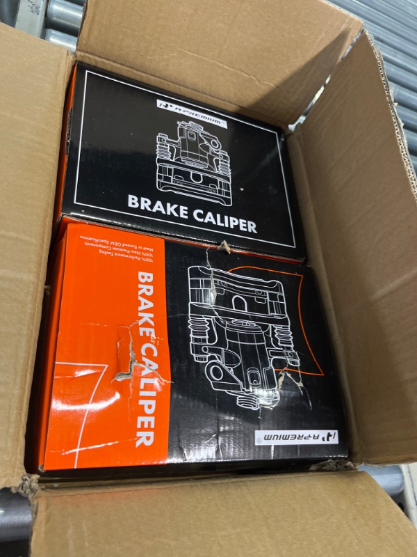 Photo 4 of A-Premium Disc Brake Caliper Assembly with Bracket Compatible with Select Ford, Mazda and Mercury Models - Escape 2011-2012, Tribute/Mariner 2011, 2.5L/3.0L - Front Driver and Passenger Side, 2-PC Set