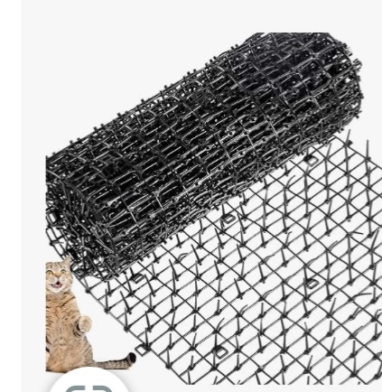 Photo 1 of 
Mat with Spikes Prickle Strips for Cats Dogs Spiked Mat Network Digging Stopper for Garden Fence Outdoor Indoor Keep Pet Dog Cat Off Couch Furniture(Black, 158 x 12 Inch)
158 x 12 Inch