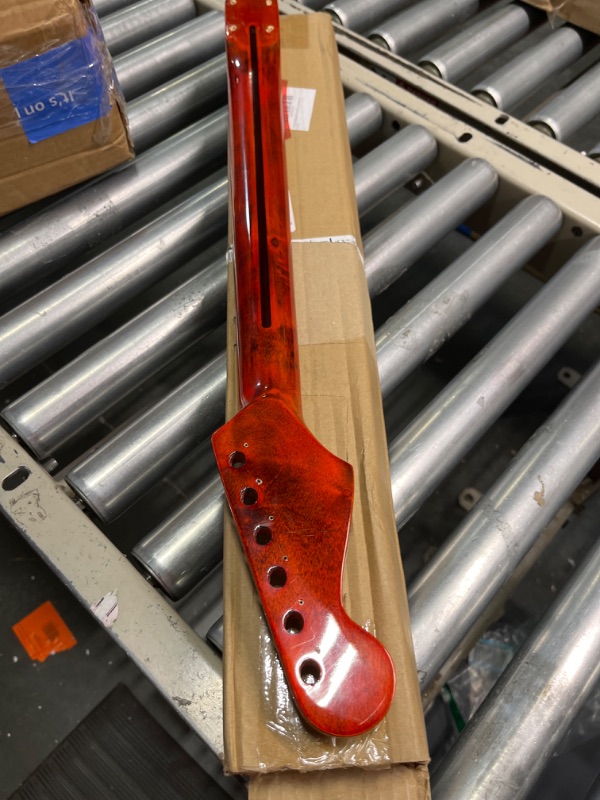 Photo 1 of 21fret Star Red Electric Guitar Neck,Canadian Maple Electric Guitar,Synthetic Bone Nut