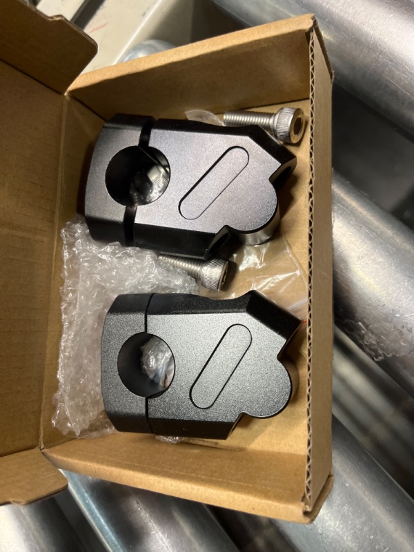 Photo 1 of 7/8" Universal Handlebar Bar Risers Motorcycle Bar Clamps 7/8" Bar For Motorbike Pit Dirt Bikes Black Riser Height 38mm (1.5 "), 18mm (0.71") Backward or Forward