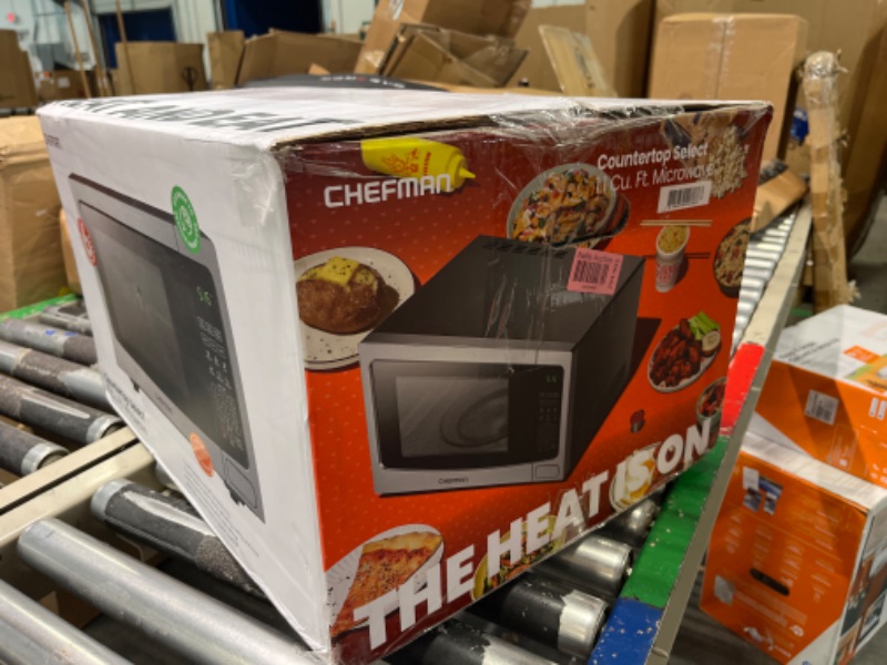 Photo 2 of Chefman Countertop Microwave Oven 1.1 Cu. Ft. Digital .