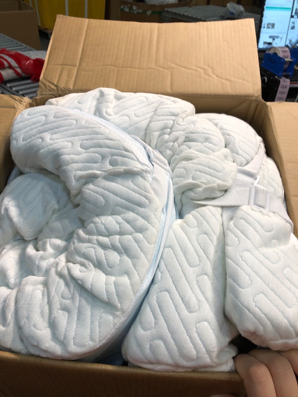 Photo 1 of 3 Inch Gel Memory Foam Mattress Topper Full Size High Density Cooling Pad Pressure Relief Bed Topper (with Removable & Washable Bamboo Cover) Full 3 Inch