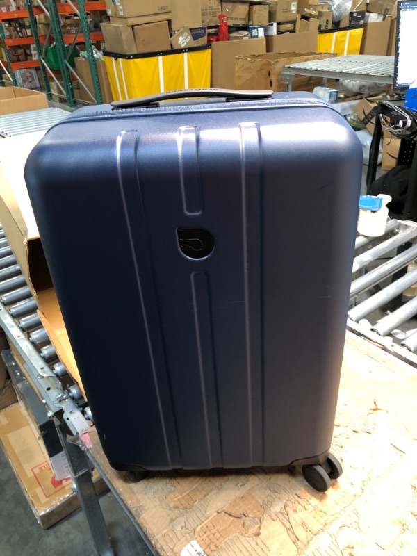 Photo 3 of *"*NAVY BLUE**Aerotrunk Airline Approved Carry On Luggage - Lightweight Hard Shell Suitcase with Spinner Wheels, TSA Lock - Carry-On 23" 