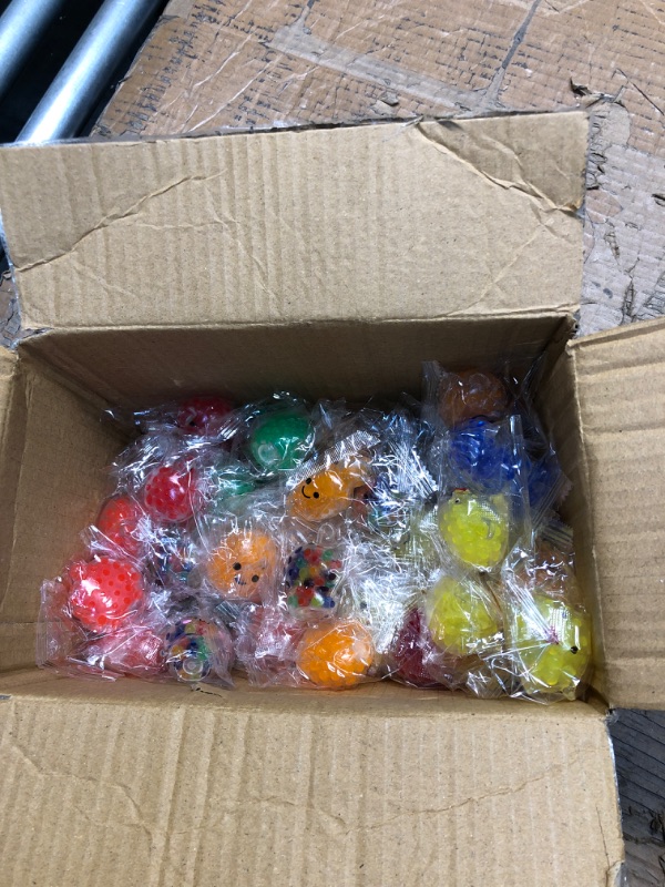 Photo 1 of 48 Pack Prefilled Easter Eggs with Squishy Toys Inside Bright Colorful Easter Eggs Filled with Easter Fidget Toys Great for Adult Easter Basket Stuffers Egg Fillers Party Favors