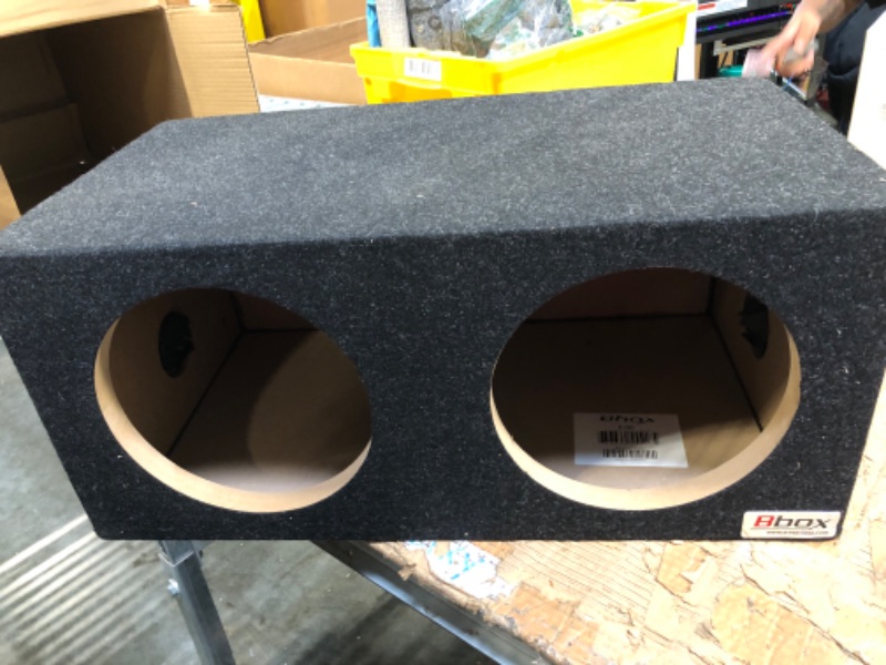 Photo 3 of Atrend BBox E10D Dual 10" Sealed Carpeted Subwoofer Enclosure, Black DUAL SEALED 10"