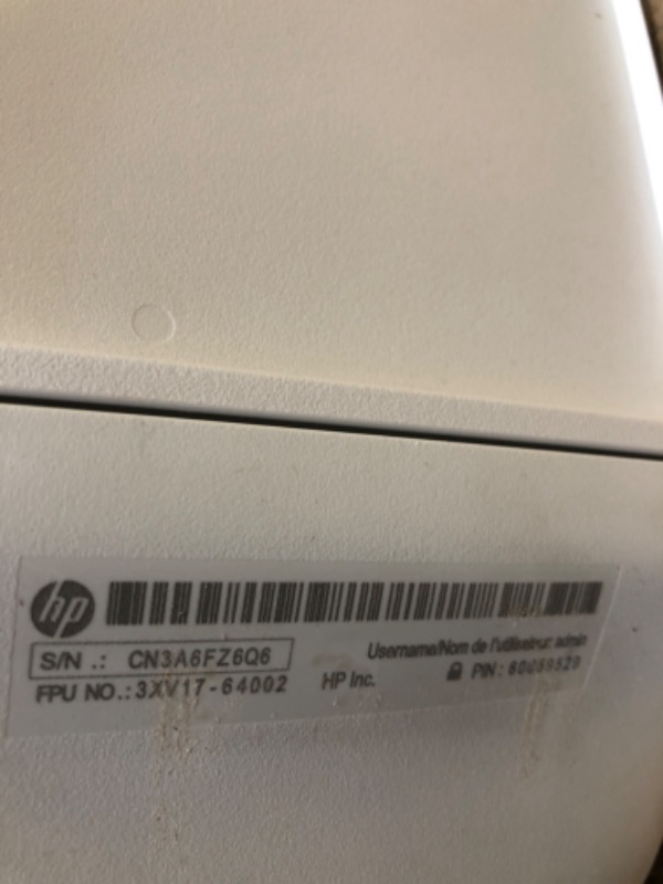 Photo 1 of HP DeskJet 2755e Wireless Color All-in-One Printer with bonus 6 months Instant Ink (26K67A), white