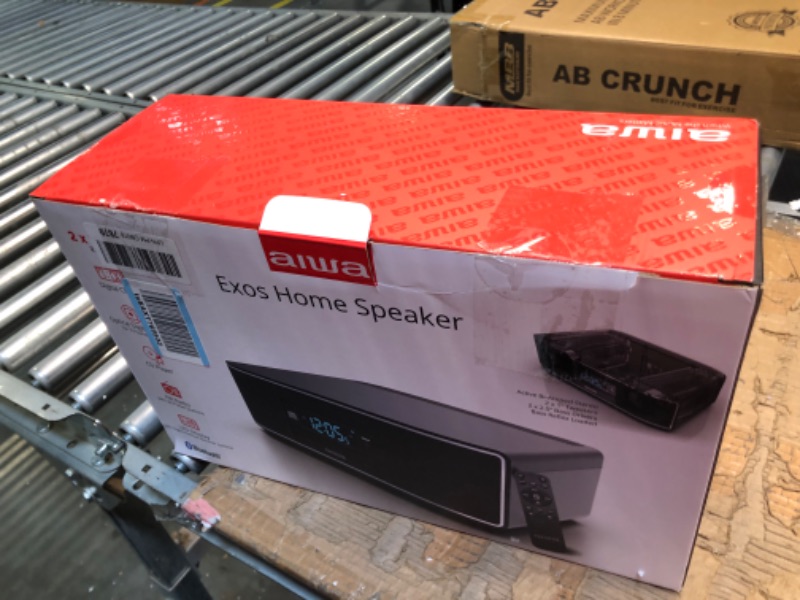 Photo 2 of AIWA Exos Home Speaker, Premium 30W RMS Sound System with CD Player, Bluetooth Connectivity, FM Radio, Optical Digital Input, Dual 1” Tweeters + Dual 2” Bass Units, IR Remote Control