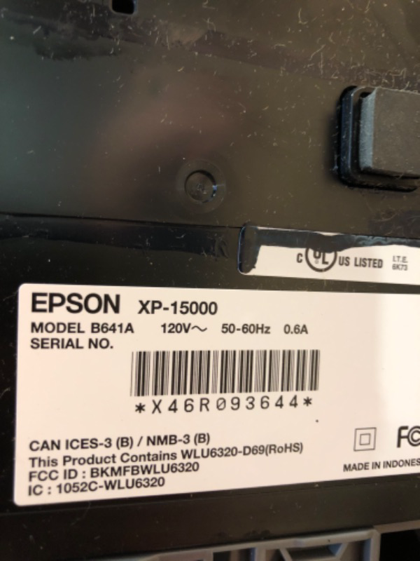 Photo 5 of Epson Expression Photo HD XP-15000 Wireless Color Wide-Format Printer, Amazon Dash Replenishment Ready, Black, Large