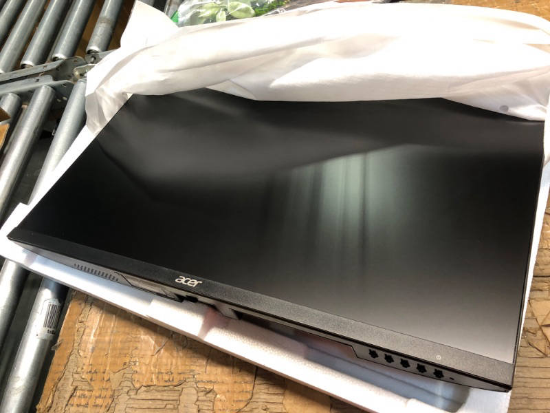 Photo 1 of Acer SH242Y Ebmihx 23.8" FHD 1920x1080 Home Office Ultra-Thin IPS Computer Monitor AMD FreeSync 100Hz Zero Frame Height/Swivel/Tilt Adjustable Stand Built-in Speakers HDMI 1.4 & VGA Port FHD 23.8-inch