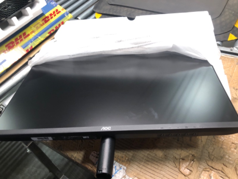 Photo 3 of **FOR PARTS**AOC 27B2H 27" Full HD IPS Monitor, 3-Sided Frameless & Ultra Slim Design, HDMI and VGA inputs, Lowblue Mode, VESA compatible, Black