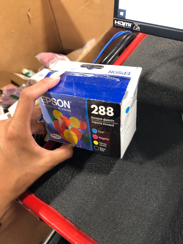 Photo 3 of EPSON T288 DURABrite Ultra -Ink Standard Capacity Black & Color -Cartridge Combo Pack (T288120-BCS) for select Epson Expression Printers, Black and Color Combo Pack