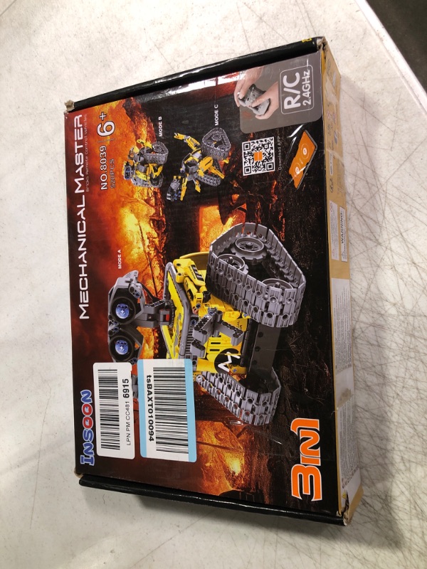 Photo 1 of INSOON Robot Toys for Kids Building Set, 520 PCS App & Remote Control Robotics Kit 5-in-1 RC Wall Robot/Engineer Robot/Dinosaur Building STEM Toys Gift for Kids 6 7 8 9 10 11 12+ Years Old Boys Girls
