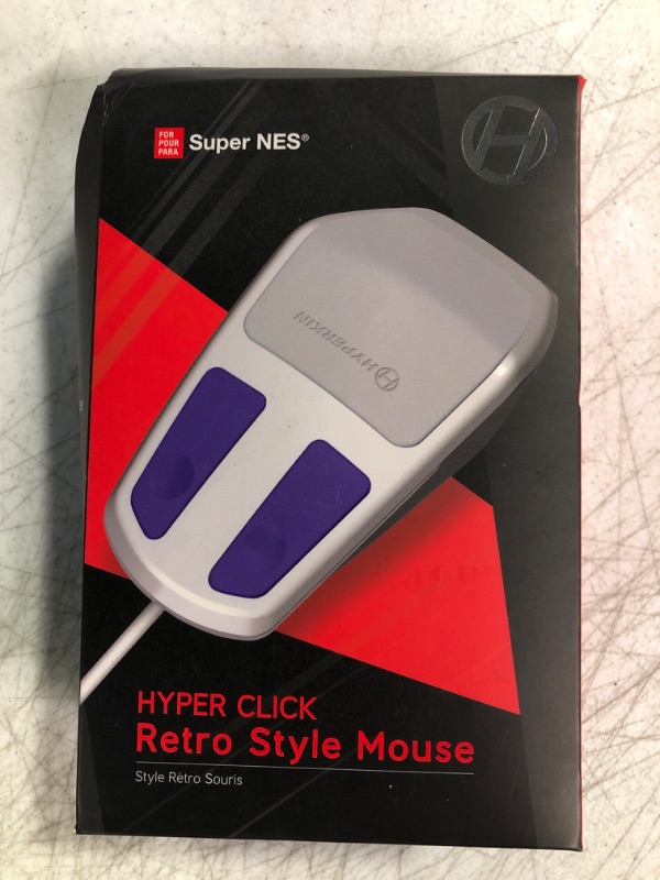 Photo 2 of Hyperkin Hyper Click Retro Style Mouse for Super NES