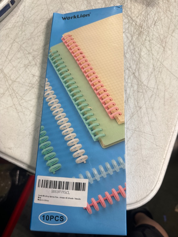 Photo 2 of Comb Binding Spines Easy to Open Close Adding Pages for Binding Machine Worklion 1/2 Inch Diameter 30 Ring Plastic Binder Combs and Spines Maximum 85 Sheets 10pieces 1/2 inches binding spines