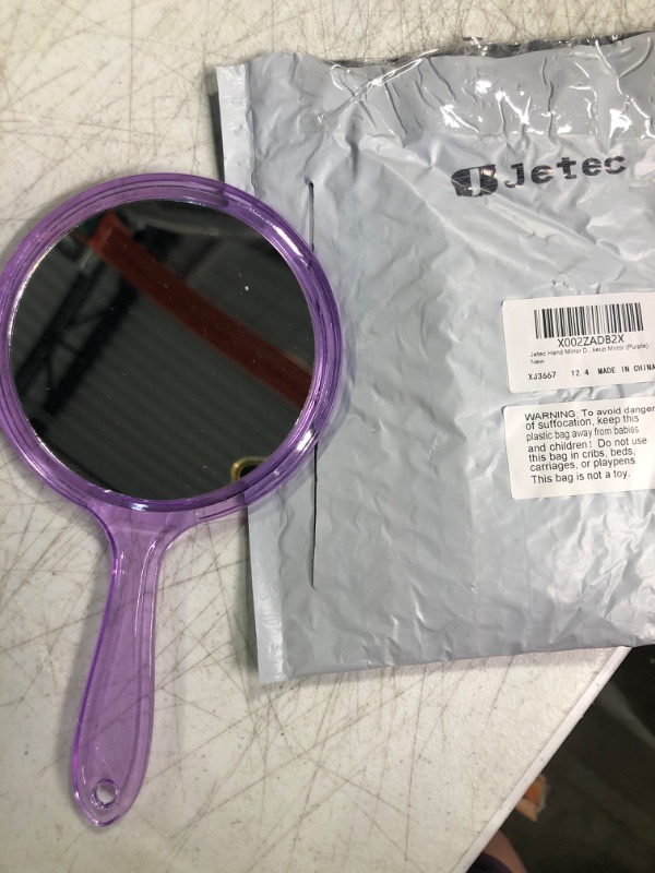 Photo 2 of 4.1 4.1 out of 5 stars 542
Jetec Hand Mirror Double Sided Handheld Mirror 1X/ 2X Magnifying Mirror with Handle Mirror Rounded Shape Makeup Mirror (Purple