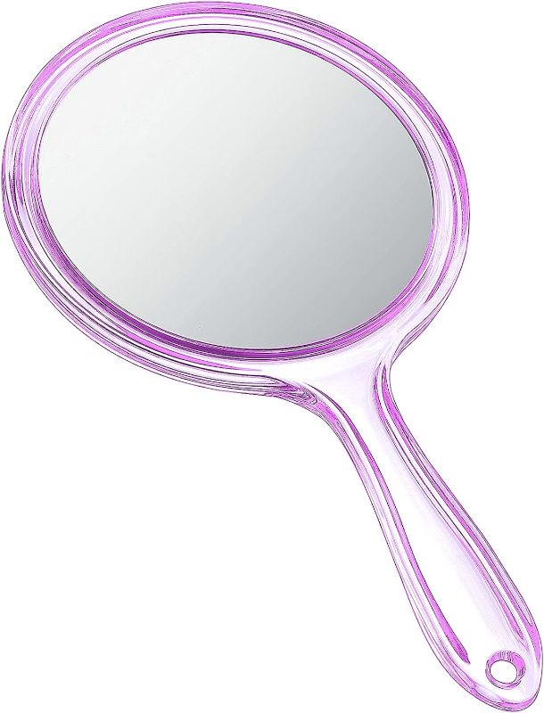 Photo 1 of 4.1 4.1 out of 5 stars 542
Jetec Hand Mirror Double Sided Handheld Mirror 1X/ 2X Magnifying Mirror with Handle Mirror Rounded Shape Makeup Mirror (Purple