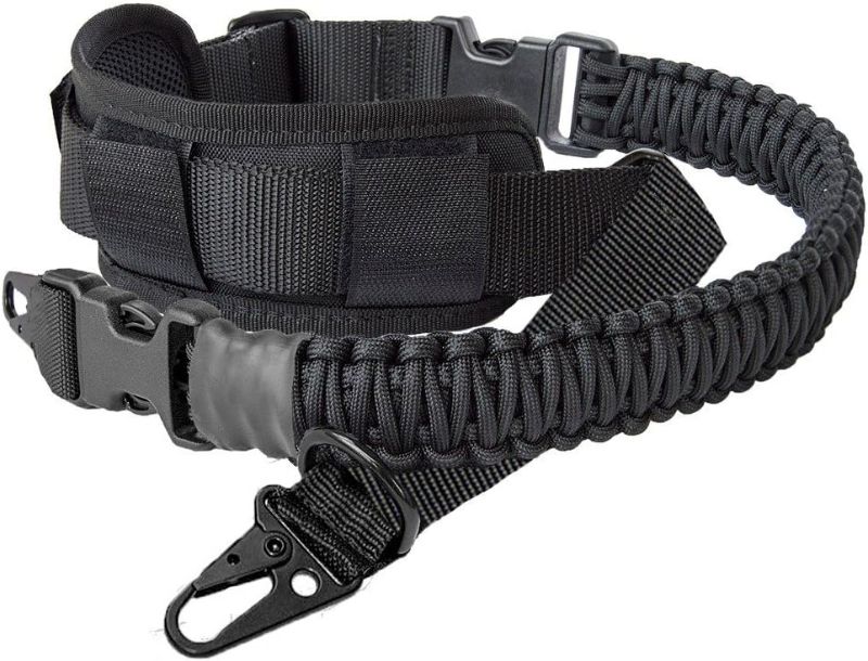 Photo 1 of 2 Point Sling Adjustable 550 Paracord Sling Strap with Metal Hooks