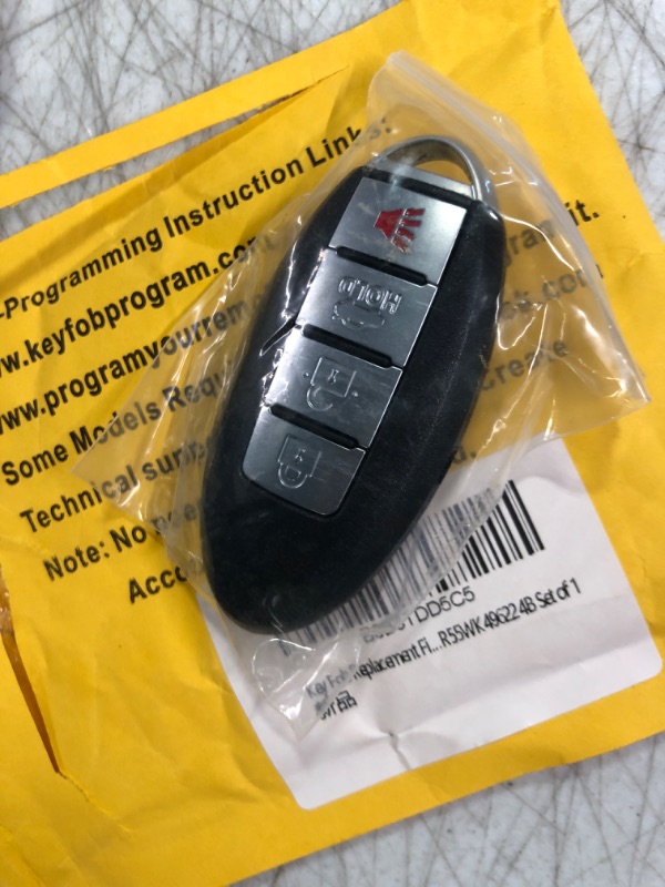 Photo 2 of Key Fob Replacement Fits for Nissan Altima 2007 2008 2009 2010 2011 2012 Maxima 2009-2013 2014 Murano 370Z Infiniti EX35 FX35 G37 G25 Keyless Entry Remote Control KR55WK48903 KR55WK49622 4B Set of 1