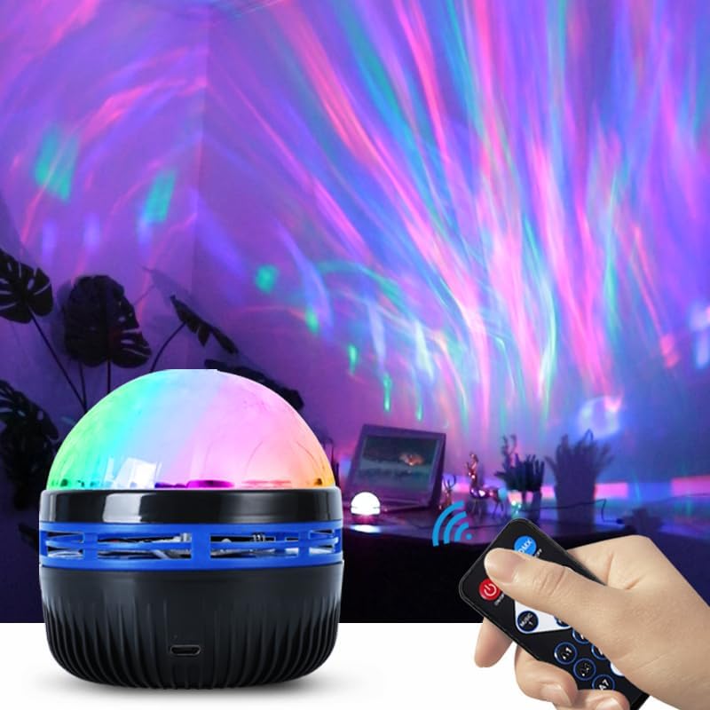 Photo 1 of Aurora Galaxy Projector, Star Projector, Space Projector - Night Light Projector Gift for Kids Room Adults Bedroom Decor, with Remote and Music Sync (Aurora Basic)