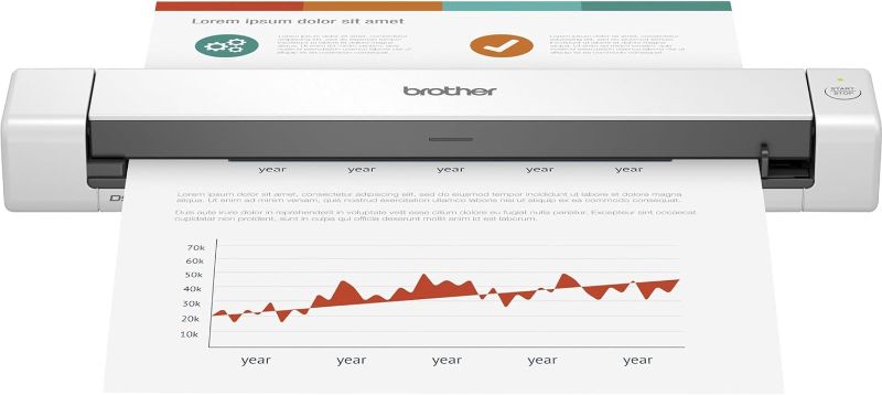 Photo 1 of Brother DS-640 Compact Mobile Document Scanner, (Model: DS640)
