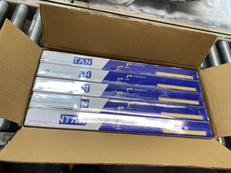 Photo 1 of 10 Pairs Soft Close Drawer Slides 20in - LONTAN - SL4502S3-20 Ball Bearing and Full Extension Dresser Drawer Slides 100lb Capacity Heavy Duty Drawer Slides for Cabinet 20'' Drawer Slides 10 Pairs