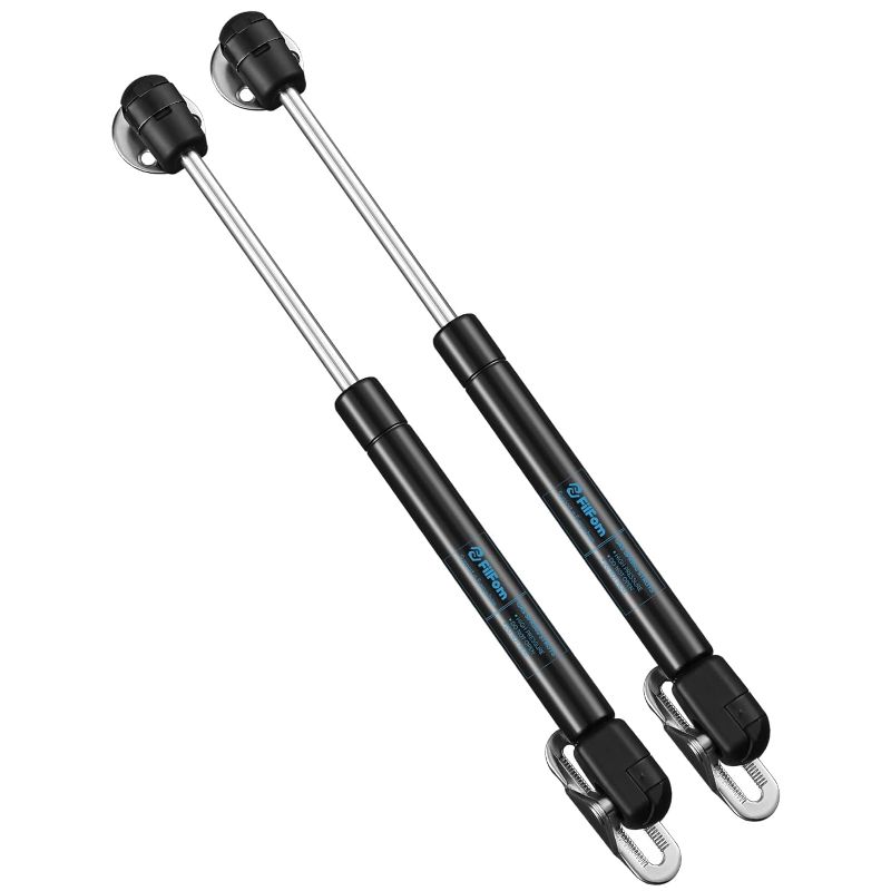 Photo 1 of 10 Inch 18Lb/80N Gas Strut Shocks Spring Lift Support for Truck Pickup Tool Box Lid RV Overhead Cabinet Door Toy Toolbox Cover Boat Storage Struts Hinges Replacement Parts, Set of 2 by HUOPO