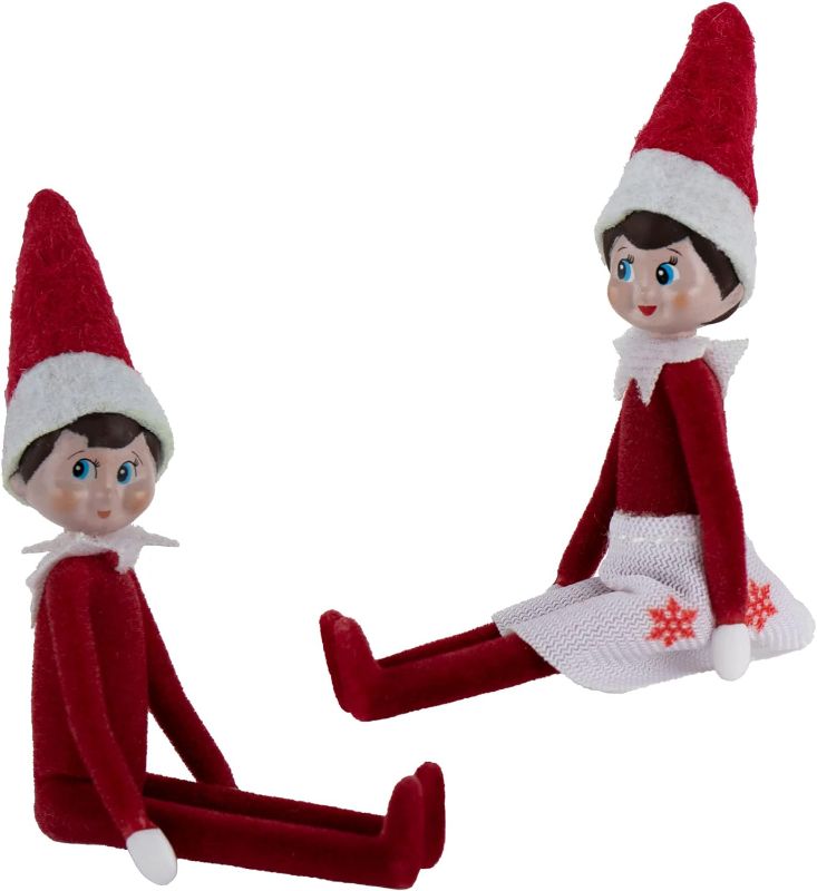 Photo 1 of 2 packs World's Smallest Elf on the Shelf Red