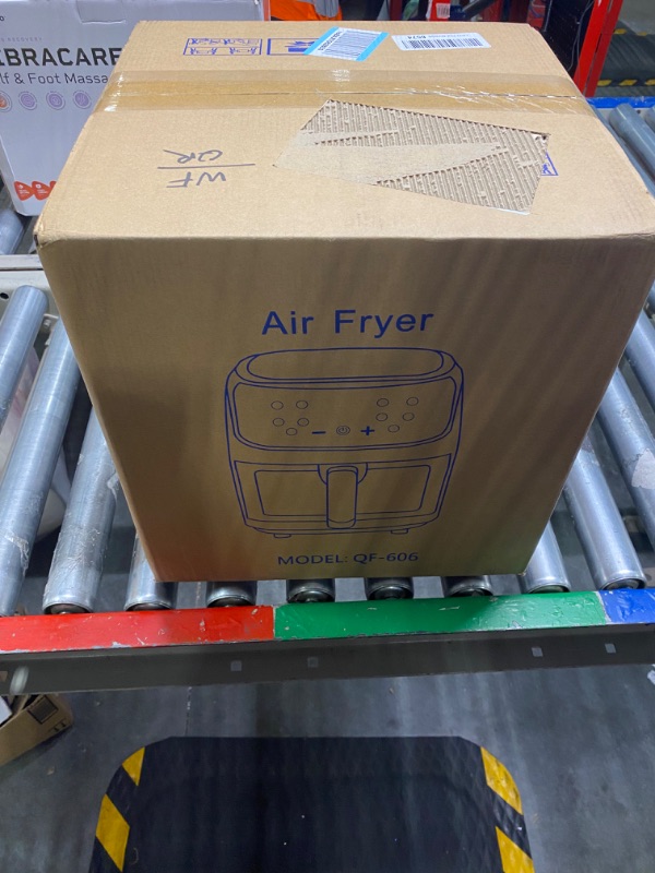Photo 1 of ***FOR PARTS*** YunMor Air Fryer Max XL 6.5-Qt DIY Air Fryer Oven Exclusive Recipes, Healthy 8-in-1 Cooking, Visible Window, Custom Temp/Time Air Fryer Oven