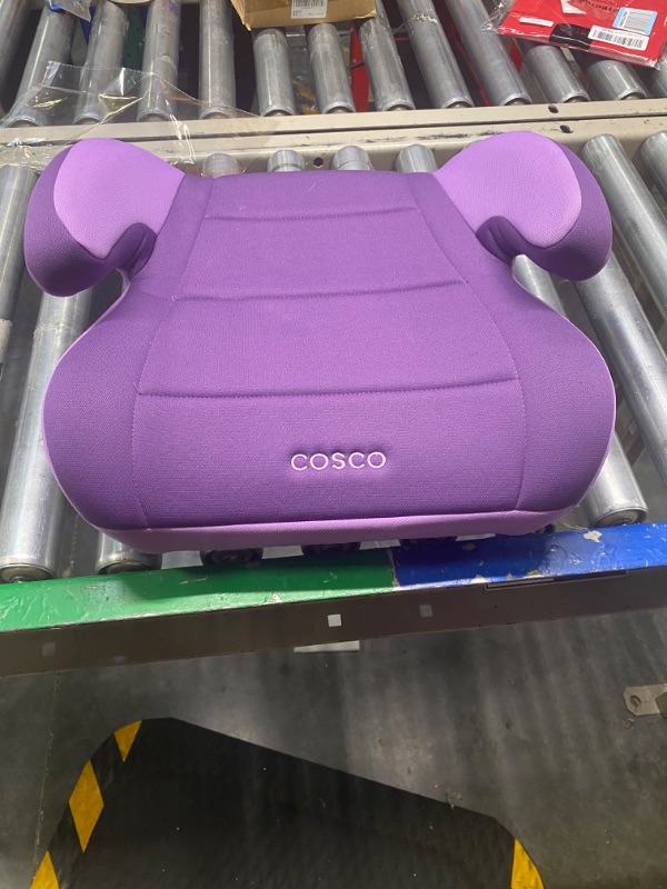 Photo 1 of Cosco Topside Booster Car Seat - Easy to Move, Lightweight Design (Grape), 1 Count (Pack of 1)