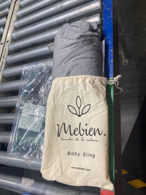 Photo 1 of Baby Sling and Ring Sling 100% Cotton Muslin Infant Carrier, Ring Sling Baby Carrier Front and Chest Newborn Carrier Baby Carrier Wrap, Toddler Carrier (Dark Grey)
