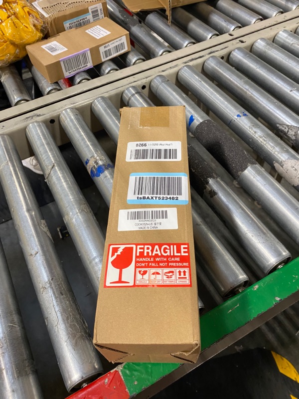 Photo 1 of YUPHOO Glass Straw Dispenser 10.6 Inch Drinking Straw Holder Pop Up Straw Lid Organizer for Long Straws, Jumbo Straws, Bendy Straws, Chopsticks(Glass) Type B