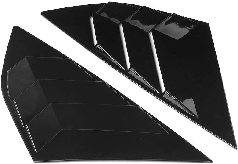 Photo 1 of 1 Pair ABS Car Rear Window Louver Decor Accessory