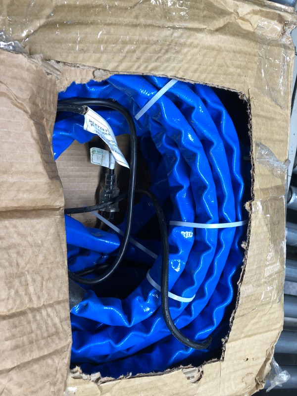 Photo 1 of Camco Heated Drinking Water Hose, - 20° F, 50-Foot, 5/8-Inch ID (22912-A) 50' Cold Weather (Freeze Protection to - 20?F) Frustration-Free Packaging