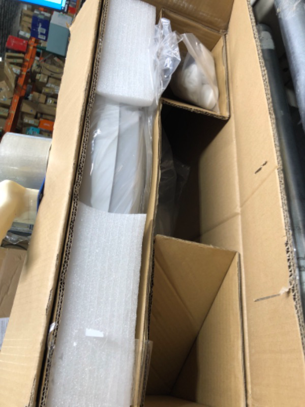 Photo 1 of 24" Low Profile Ceiling Fan with Light, Bladeless Ceiling Fan, Flush Mount Ceiling Fan with Remote & App Controll,6 Speeds Timing Reversible, Enclosed Ceiling Fan for 3-Dimmable Light 24 Inch Basic Model | White