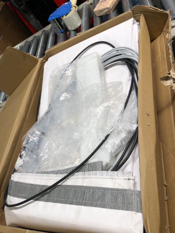 Photo 1 of YESCAMP RV Awning Fabric Replacement Heavy Duty Weatherproof 4-Ply 18.5oz Vinyl Camper Awning Fabric - Universal Outdoor Canopy for Camper, Trailer, and Motorhome 16' (15'2" Fabric) Grey Fade