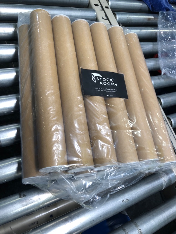 Photo 2 of Long Cardboard Poster Tubes for Shipping Blueprints, Artwork (15 x 2 in, 12 Pack) 2x15 IN