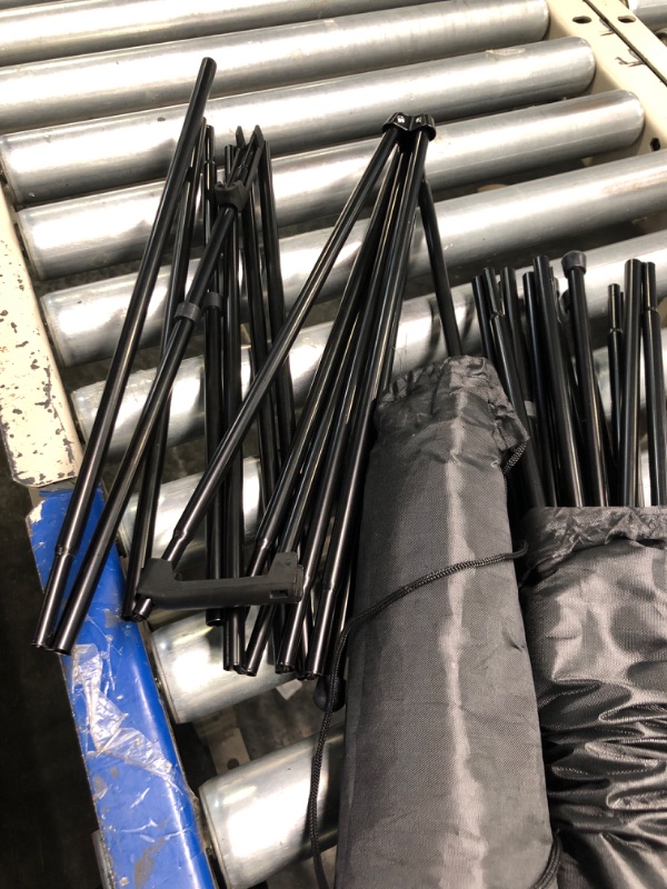 Photo 1 of 2 Pack Easel for Signs, 63 Inch Easels for Displaying Picture, Black Easel Stand for Display Wedding Sign & Poster, Steel Folding Easel for Wedding Painting Pictures, Arts & Crafts Easels