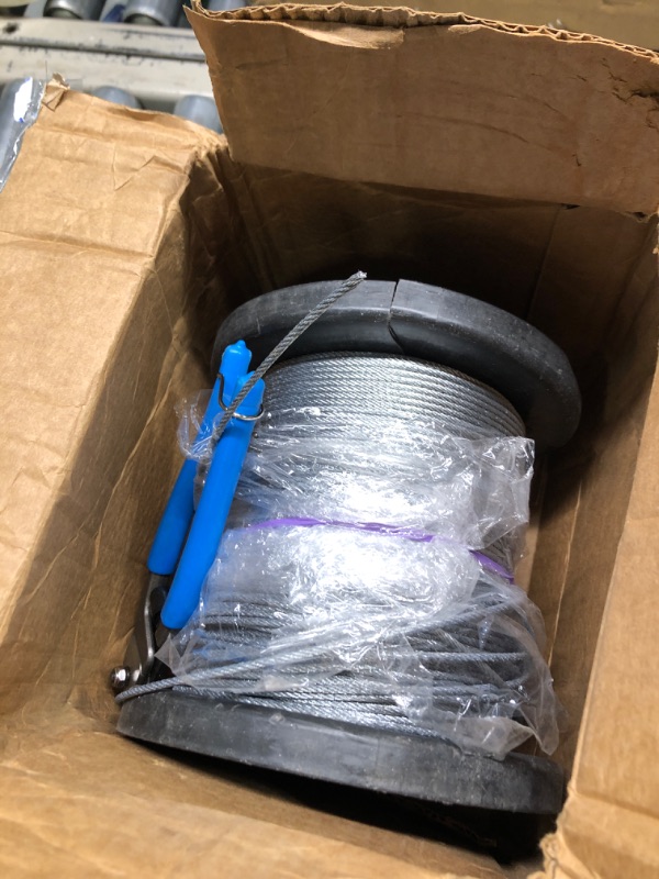 Photo 1 of **SIMILAR TO ITEM IN COVER PHOTO** - 304 Stainless Steel Cable Wire Rope 1/16 x 165ft Cutter&Crimping Tool and Sleeve100pcs