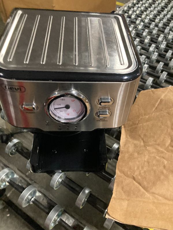 Photo 1 of Gevi Espresso Machine, Espresso Maker with Milk Frother Steam Wand, Compact Espresso Super Automatic Espresso Machines for home with 34oz Removable Water Tank for Cappuccino, Latte***Sold as Parts****