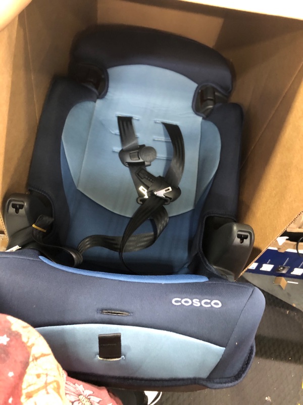 Photo 2 of Cosco Finale Dx 2-In-1 Combination Booster Car Seat, Sport Blue, 1 Count (Pack of 1)