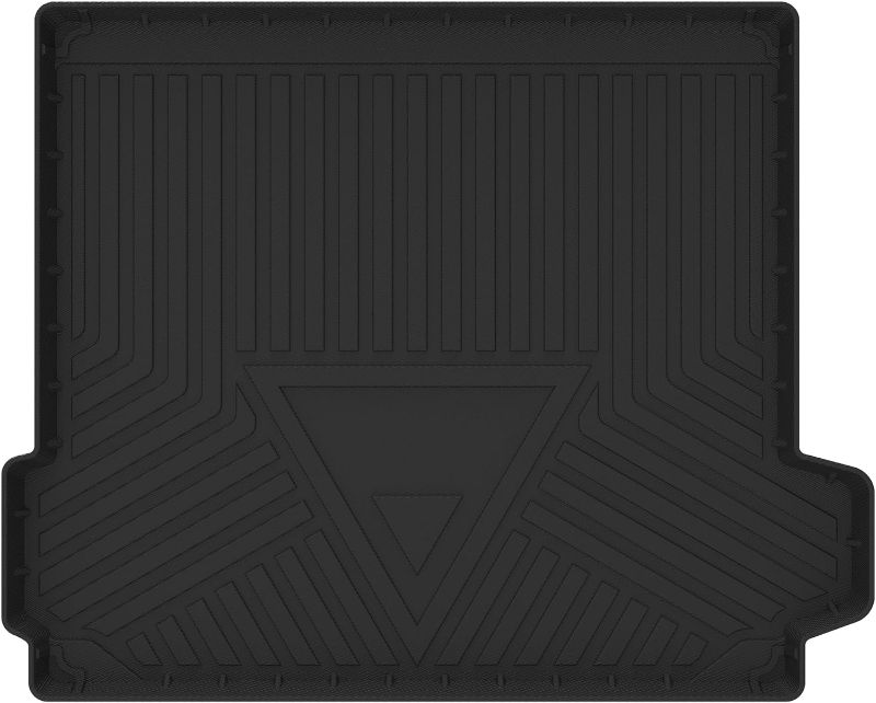 Photo 1 of 3W Cargo Liner Compatible for BMW X5 2014-2018, TPE All-Weather Custom Fit Harmless Heavy Duty All Weather Custom Fit Trunk Mat Accessories, Black