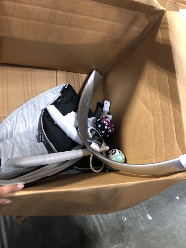 Photo 1 of 4moms MamaRoo Multi-Motion Baby Swing, Bluetooth Enabled with 5 Unique Motions, Grey