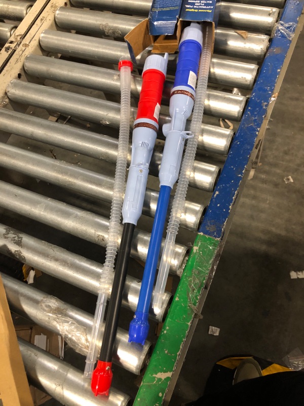Photo 1 of 2 Turbo Electric Liquid Transfer Siphon Pump - Cordless Battery Powered Hand Held Operated, Quickly Transfers Gas, Liquid, Washing Fluid, Oil, Water, and More Safely
 
