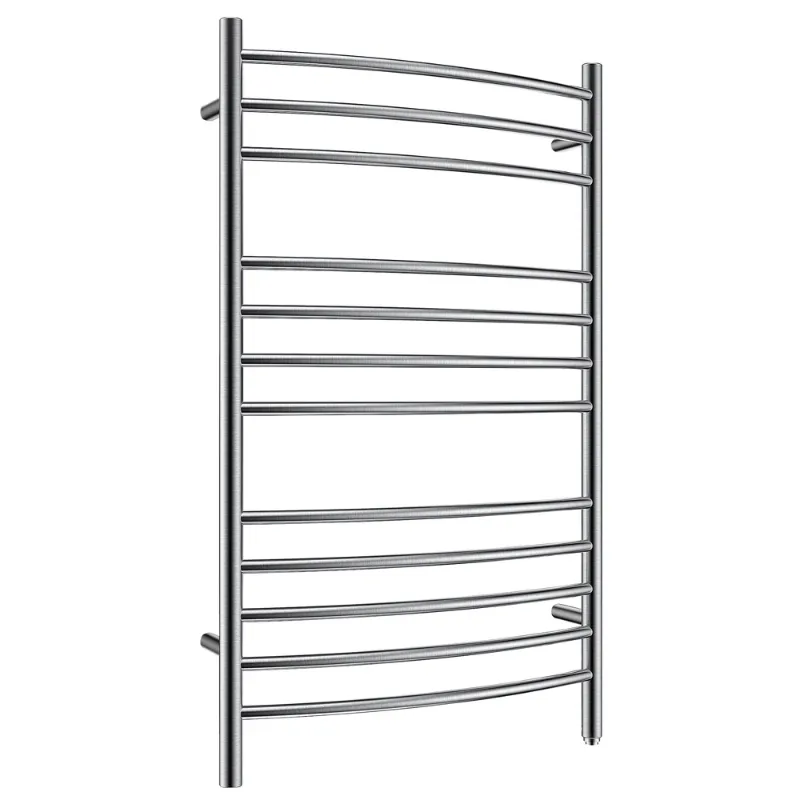 Photo 1 of HEATGENE Towel Warmer Wall Mount Electric Plug-in/Hardwired Heated Towel Rack Brushed