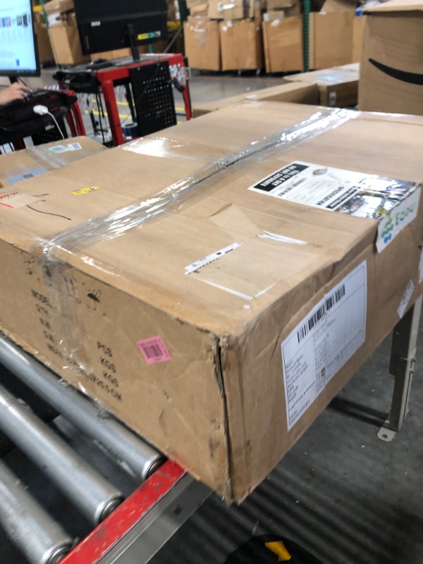 Photo 1 of EDOU Direct Pressure Washer Surface Cleaner - High-Pressure Washer for Concrete and Driveway - Dual Handle Cement Washer with Wheels - 4,500 PSI Max Working Pressure - Commercial Power Cleaner Metal 24"